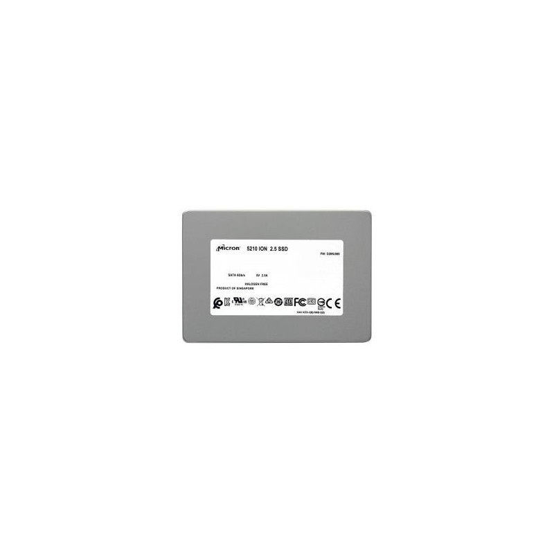Micron 5210 ION Series 1.92TB QLC SATA 6Gb/s SED 2.5-inch Internal Solid State Drive Micron 5210 ION Series 1.92TB QLC SATA 6Gb/s SED 2.5-inch Internal Solid State Drive