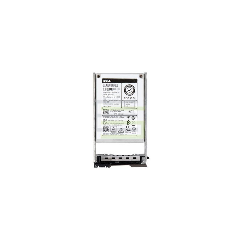 Dell 800GB SAS 12Gb/s 2.5-inch Internal Solid State Drive Dell 800GB SAS 12Gb/s 2.5-inch Internal Solid State Drive