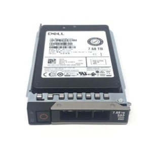 Dell 7.68TB TLC SAS 12Gb/s Read Intensive Bics Flash 3d 512e 2.5-inch Internal Solid State Drive