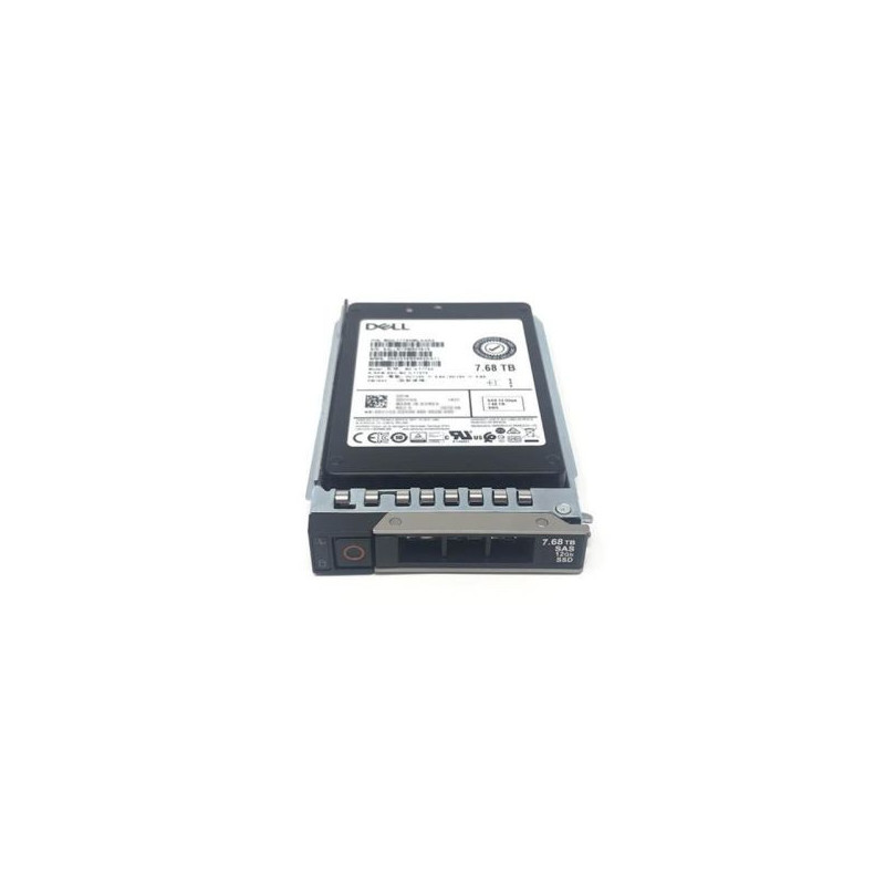 Dell 7.68TB TLC SAS 12Gb/s Read Intensive Bics Flash 3d 512e 2.5-inch Internal Solid State Drive Dell 7.68TB TLC SAS 12Gb/s Read Intensive Bics Flash 3d 512e 2.5-inch Internal Solid State Drive