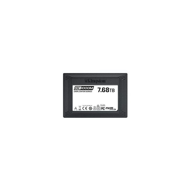 Kingston DC1000M Data Center 7.68TB TLC PCI Express 3.0 x4 NVMe Mixed Use U.2 2.5-inch Internal Solid State Drive
