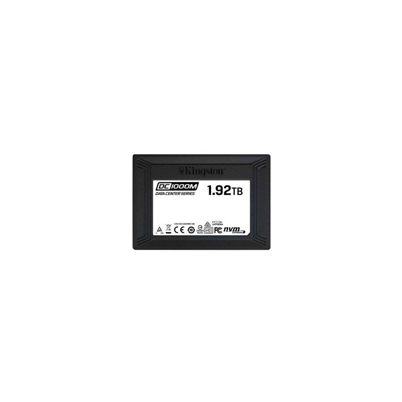 Kingston DC1000M Data Center 1.92TB TLC PCI Express 3.0 x4 NVMe Mixed Use U.2 2.5-inch Internal Solid State Drive