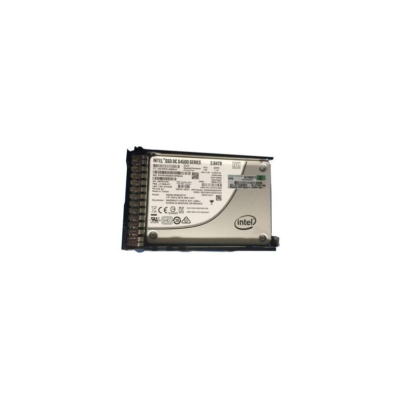 HPE 3.84TB SATA 6Gb/s Read Intensive 2.5-inch Internal Solid State Drive with Smart Carrier