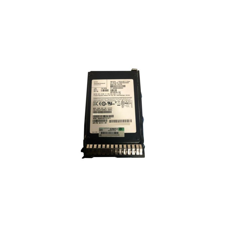 HPE 7.68TB SAS 12Gb/s Read Intensive 2.5-inch Internal Solid State Drive with Smart Carrier