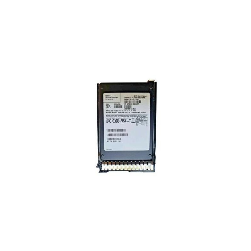 HPE 7.68TB TLC SAS 12Gb/s Read Intensive 2.5-inch Internal Solid State Drive with Low Profile Converter