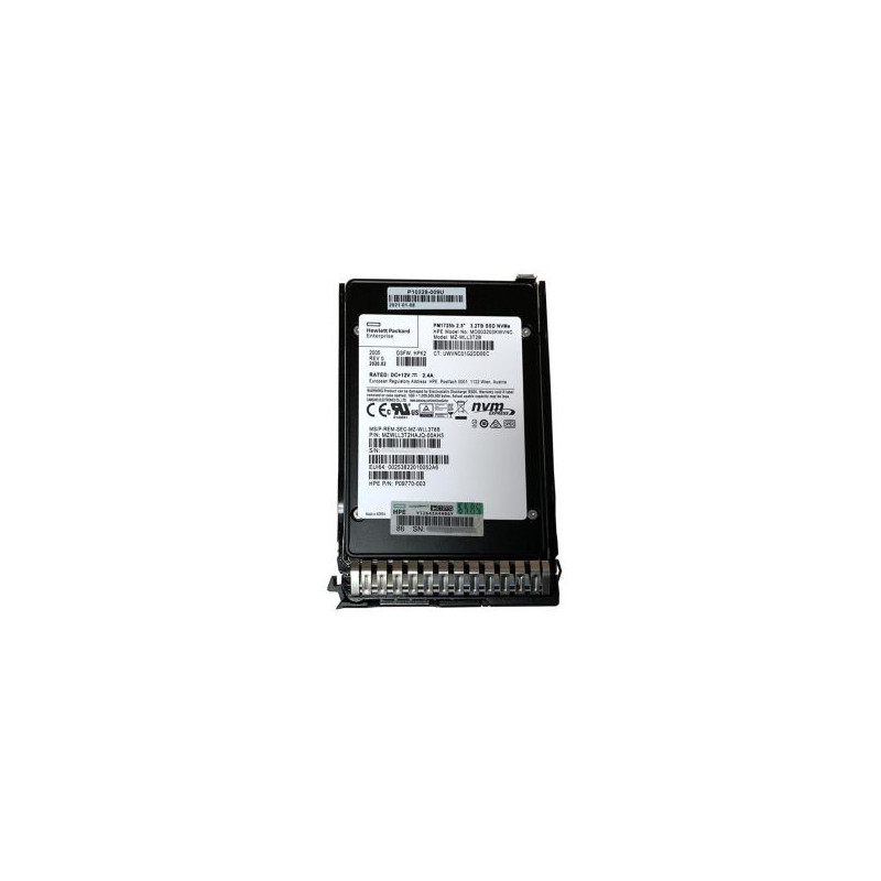 HPE 3.2TB PCI Express x4 NVMe Mixed Use 2.5-inch Internal Solid State Drive