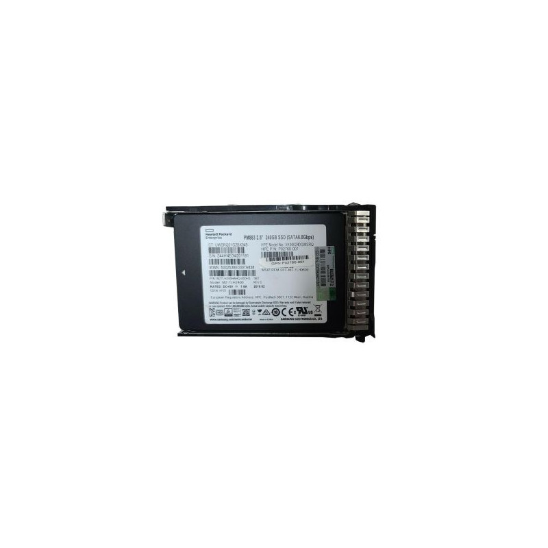 HPE 240GB SATA 6Gb/s Read Intensive 2.5-inch Internal Solid State Drive with Smart Carrier HPE 240GB SATA 6Gb/s Read Intensive 2.5-inch Internal Solid State Drive with Smart Carrier
