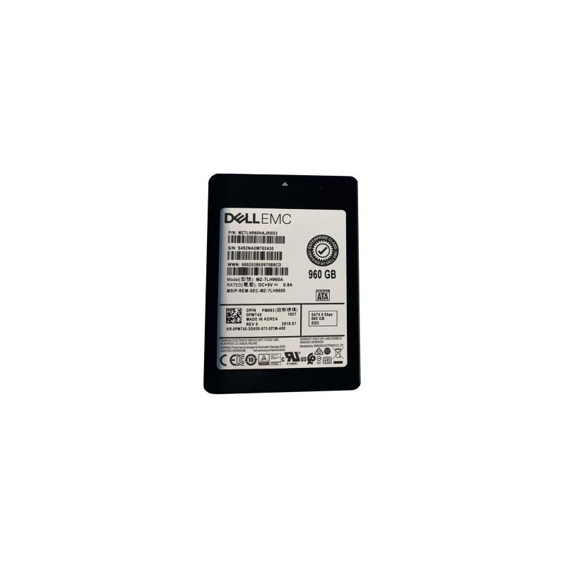 Dell 960GB TLC SATA 6Gb/s AES-256 / PLP 2.5-inch Internal Solid State Drive