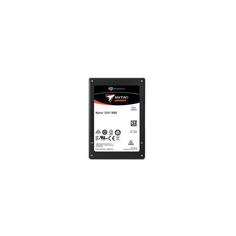 Seagate Nytro 3331 Series 3.84TB eTLC SAS 12Gb/s Scaled Endurance 2.5-inch Internal Solid State Drive