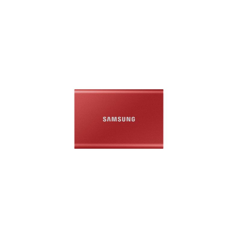 Samsung Portable SSD T7 - 500 GB - USB Type-C - 3.2 Gen 2 3.1 Gen 2 - 1050 MB/s - Password protection - Red