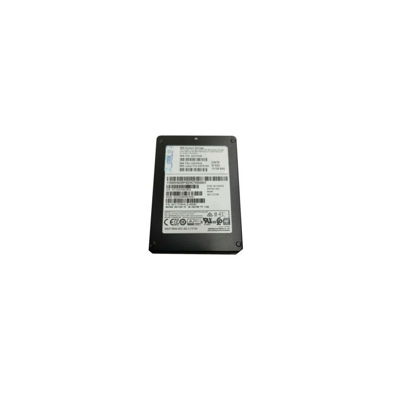 IBM 3.84TB SAS 12Gb/s 2.5-inch Internal Solid State Drive with Carrier for FlashSystem 5015 5035 and Storwize V5000E