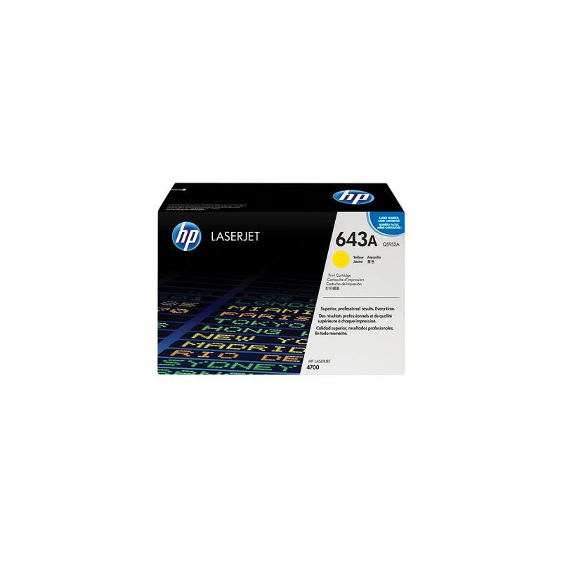 HP 643A toner cartridge Original Yellow