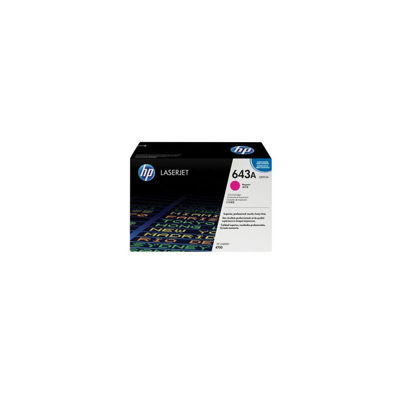 HP 643A toner cartridge 1 pcs Original Magenta
