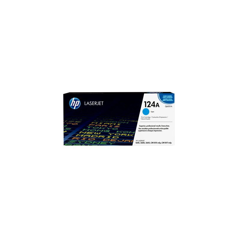 HP Q6001A/124A Toner cartridge cyan, 2K pages/5% for HP Color LaserJet 2600