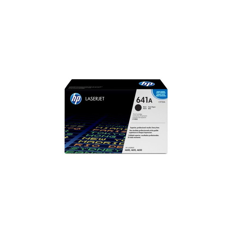 HP C9720A/641A Toner cartridge black, 9K pages/5% for Canon LBP-85/HP Color LaserJet 4650