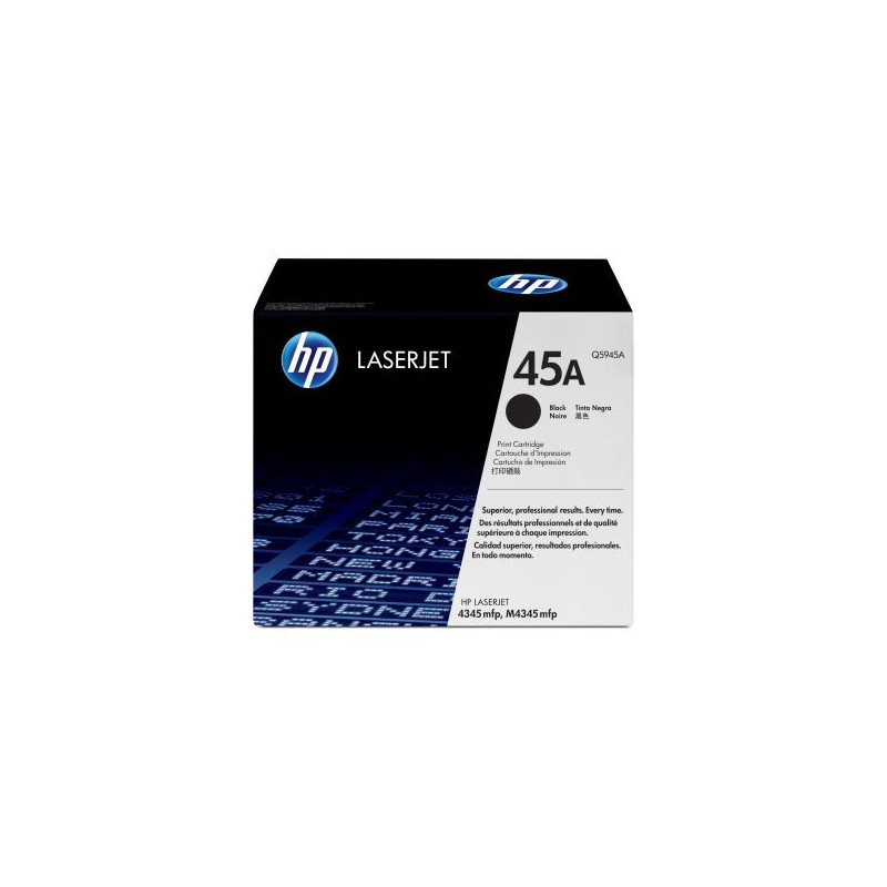 HP Q5945A/45A Toner cartridge black, 18K pages ISO/IEC 19752 for HP LaserJet 4345