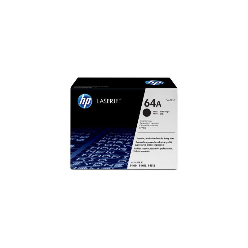HP CC364A/64A Toner cartridge black, 10K pages ISO/IEC 19752 for HP LaserJet P 4014/4015