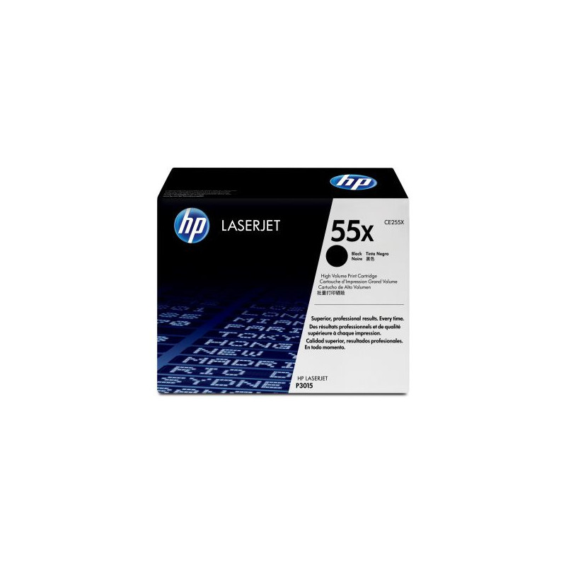 HP CE255X/55X Toner cartridge black high-capacity, 12.5K pages ISO/IEC 19752 for HP LaserJet P 3015