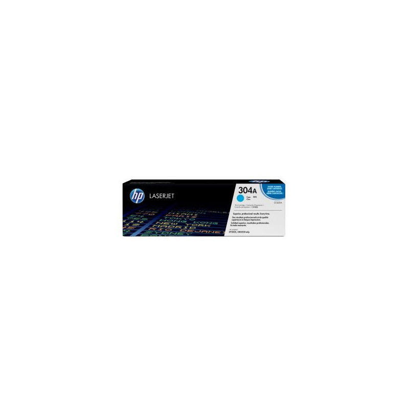 HP CC531A/304A Toner cartridge cyan, 2.8K pages ISO/IEC 19798 for HP CLJ CP 2025