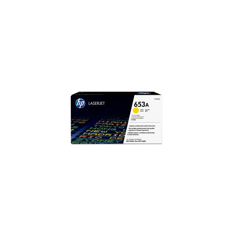 HP CF322A/653A Toner cartridge yellow, 16.5K pages ISO/IEC 19798 for Color LaserJet Enterprise Flow MFP M 680 z/MFP M 68