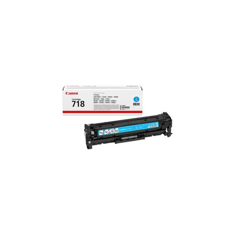 Canon 2661B014/718C Toner cartridge cyan Project, 2.9K pages/5% for Canon LBP-7200