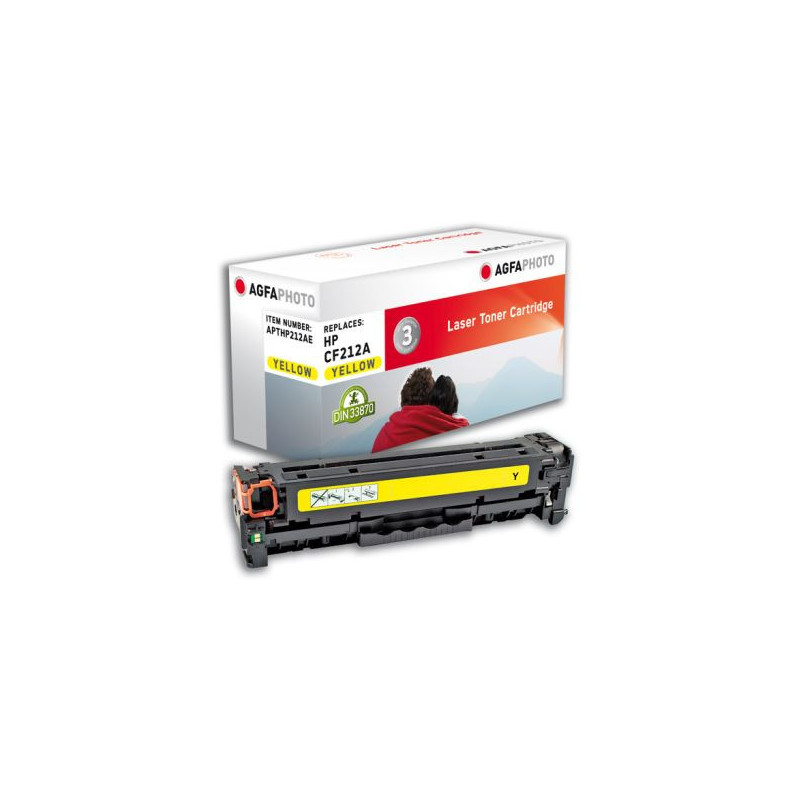 AgfaPhoto APTHP212AE toner cartridge Yellow 1 pcs