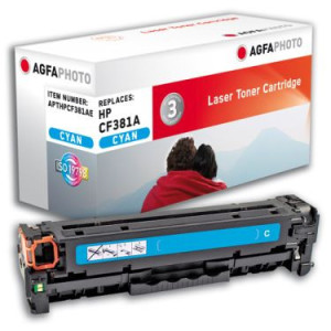 AgfaPhoto APTHPCF381AE toner cartridge Cyan 1 pcs