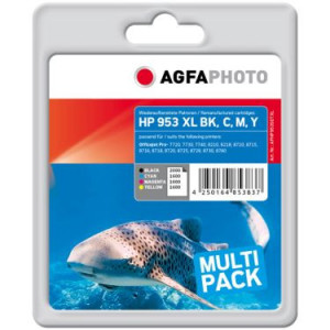 AgfaPhoto APHP953SETXL toner cartridge Compatible Black, Cyan, Magenta, Yellow 4 pcs