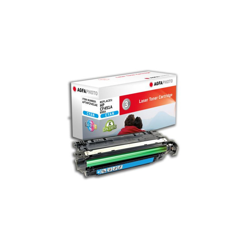AgfaPhoto APTHPCF451AE toner cartridge 1 pcs Compatible Cyan