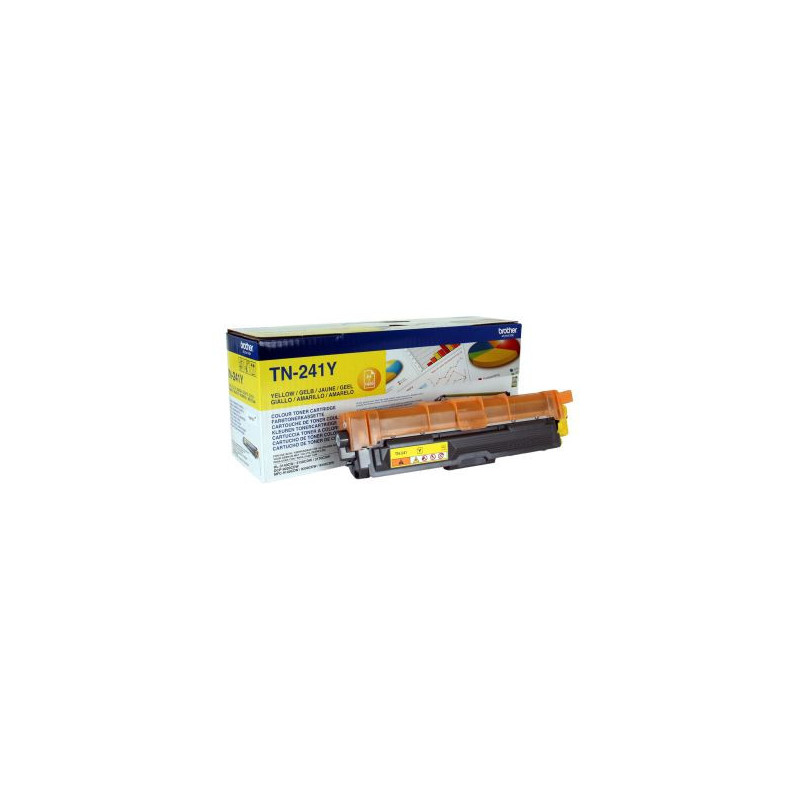 Brother TN241Y Toner Cartridge Original Yellow 1,400 pages