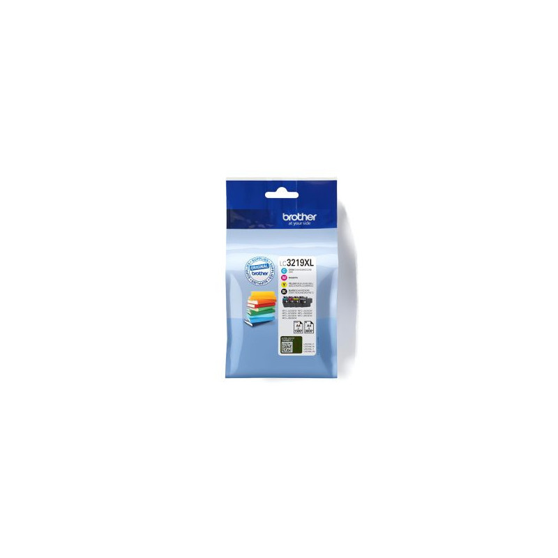 Brother LC-3219XLVAL Ink cartridge multi pack Bk,C,M,Y 3000pg + 3x1500pg Pack4 for Brother MFC-J 5330