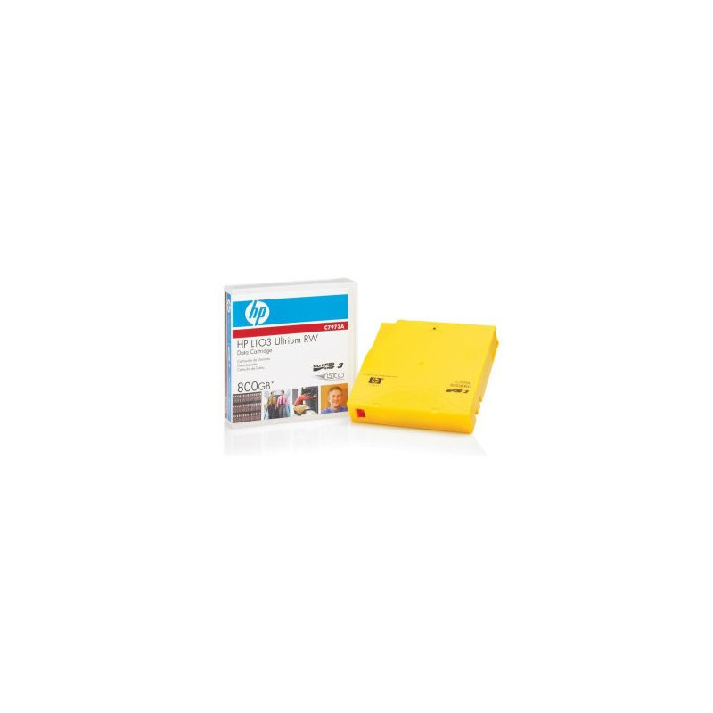 HP LTO-3 Ultrium 400/800GB RW Storage Media Non Custom Label Tape Data Cartridge