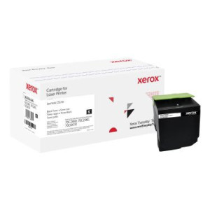 Xerox 006R04486 Toner-kit black, 8K pages replaces Lexmark 702XK for Lexmark CS 510