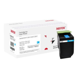 Xerox 006R04491 Toner-kit cyan, 3.5K pages replaces Lexmark 71B0H20 71B2HC0 for Lexmark CS 417/517