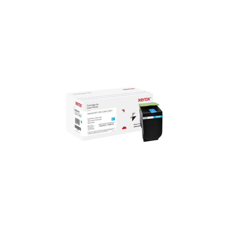 Xerox 006R04491 Toner-kit cyan, 3.5K pages replaces Lexmark 71B0H20 71B2HC0 for Lexmark CS 417/517