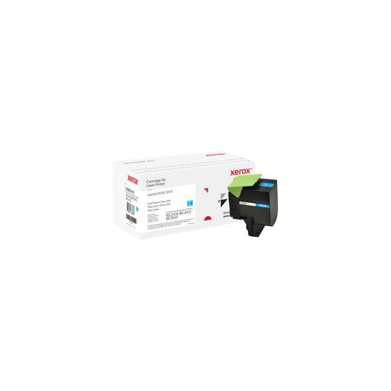 Xerox 006R04495 Toner-kit cyan, 3K pages replaces Lexmark 802HC for Lexmark CX 410/510