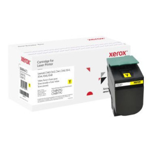 Xerox 006R04473 Toner yellow, 2K pages replaces Lexmark C540H1YG C540H2YG for Lexmark C 540/544/546
