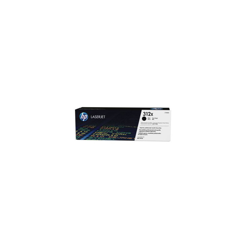 HP CF380X/312X Toner cartridge black, 4.4K pages ISO/IEC 19798 for Color LaserJet Pro MFP M 470 Series/476 dn/dw/nw