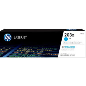 HP 203X High Yield Cyan Original LaserJet Toner Cartridge 2500 pages Cyan 1 pcs