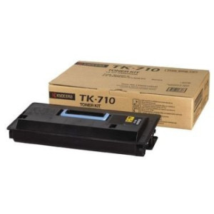 Kyocera TK 710 Toner Cartridge Compatible, Original Black 40,000 pages