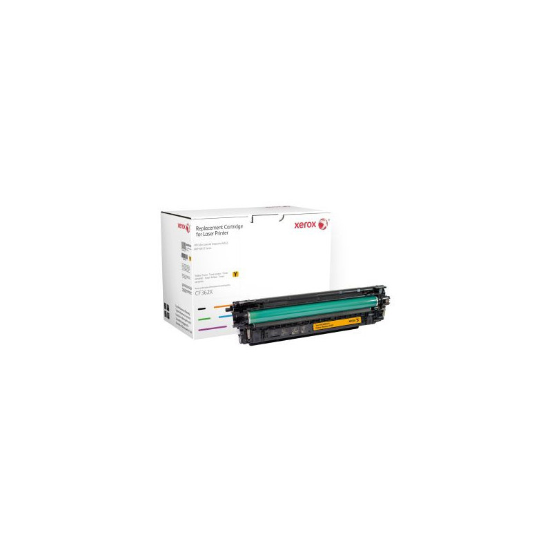 Xerox 006R03470 Toner cartridge yellow, 9.5K pages replaces HP 508X/CF362X for HP CLJ M 552 Xerox 006R03470 Toner cartridge yellow, 9.5K pages replaces HP 508X/CF362X for HP CLJ M 552