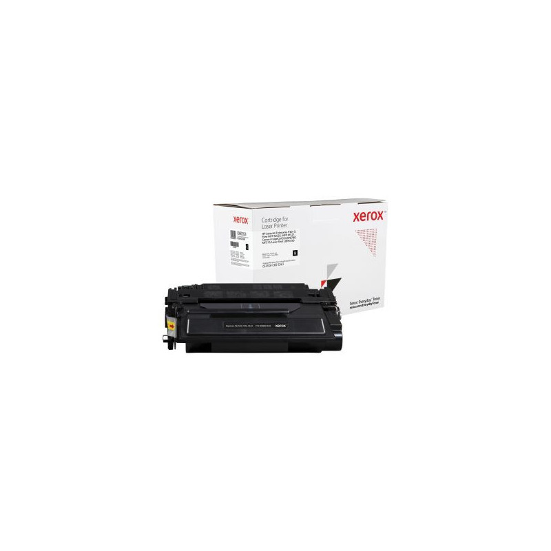 Xerox Everyday Black Toner replacement for HP CE255X/ CRG-324II from Xerox 12500 pages 006R03628 12500 pages Black 1 p