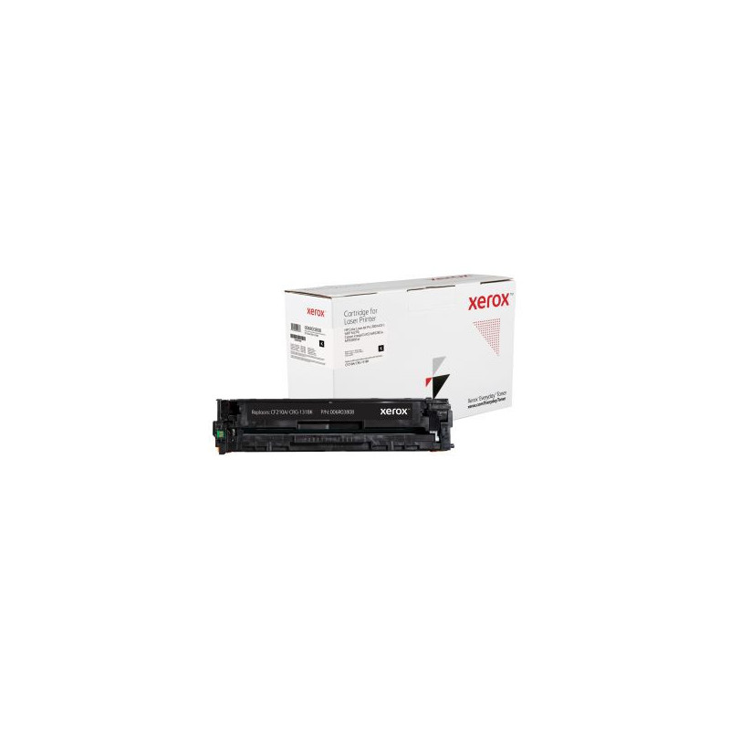 Xerox Everyday Black Toner replacement for HP CF210A/ CRG-131BK from Xerox 1600 pages 006R03808 1600 pages Black 1 pc