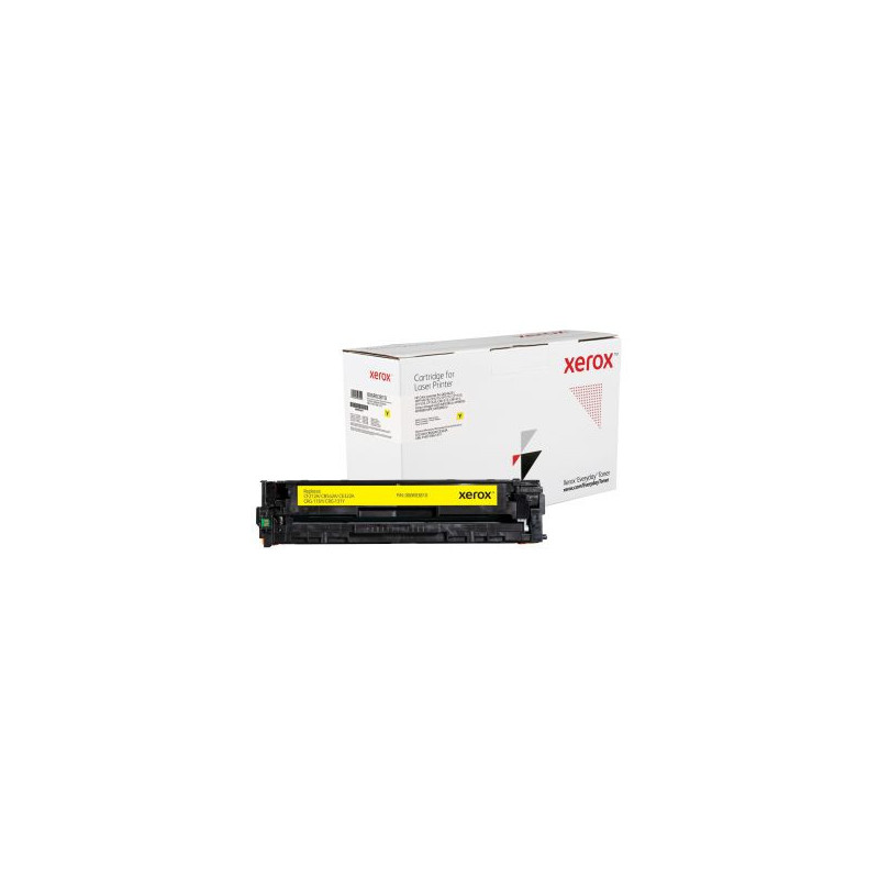 Xerox Everyday Yellow Toner replacement for HP CF212A/ CB542A/ CE322A/ CRG-116Y/ CRG-131Y from Xerox 1800 pages 006R038