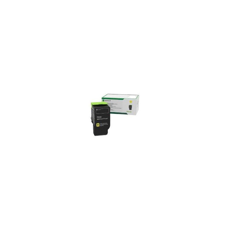 Lexmark 78C20Y0 Toner-kit yellow return program, 1.4K pages for Lexmark CS 421/622