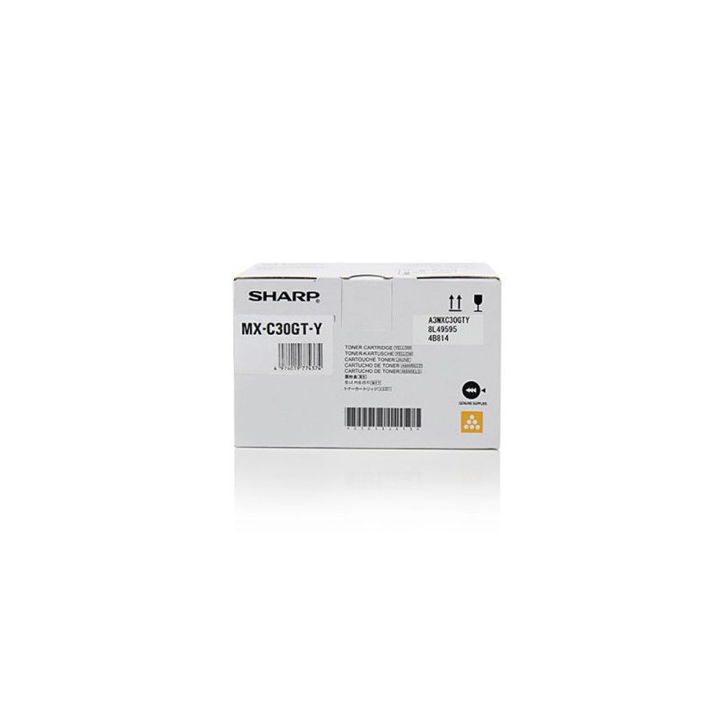 Sharp MXC30GTY Toner-kit yellow, 6K pages for MX-C 250 F/300 W
