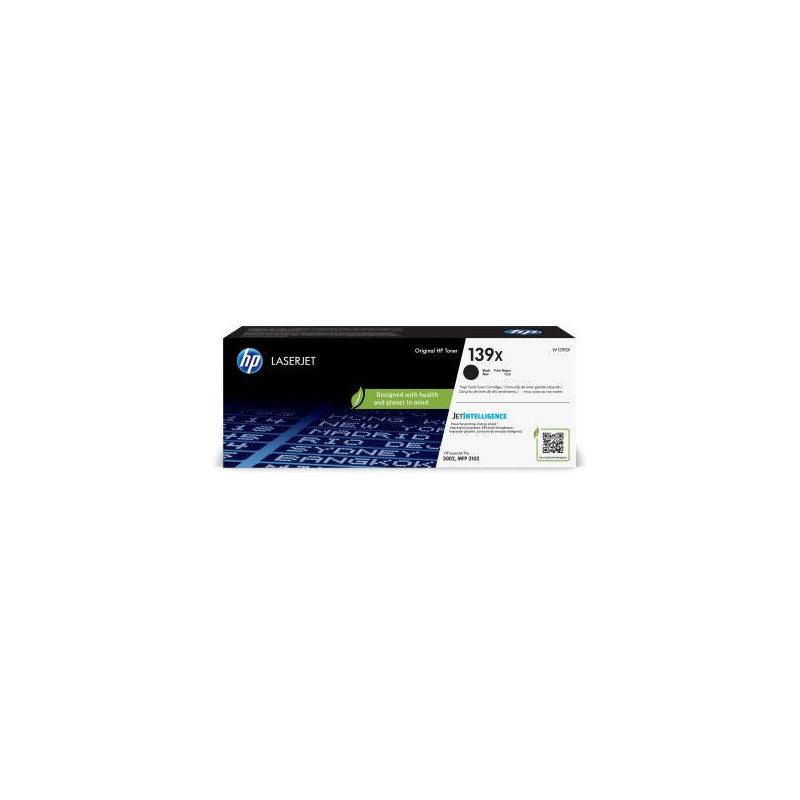 HP 139X H.Y. Black Org LaserJet Toner Cartridge UK only Toner Cartridge