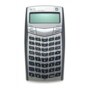 HP 100 Functions 2 Lines 10 Characters Battery Powered 3.2-inch x 0.6-inch 33s Scientific Calculator