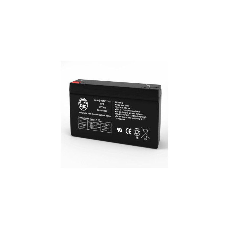 Vision 6 Volt 7AH 6V Battery