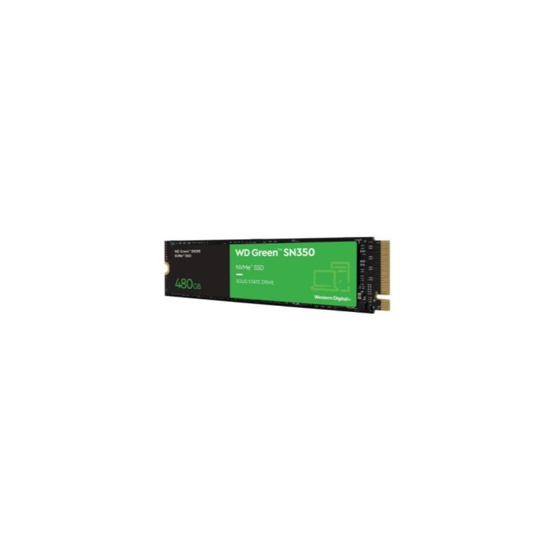 Western Digital Green SN350 480GB NVMe M.2 2280 Internal Solid State Drive Western Digital Green SN350 480GB NVMe M.2 2280 Internal Solid State Drive